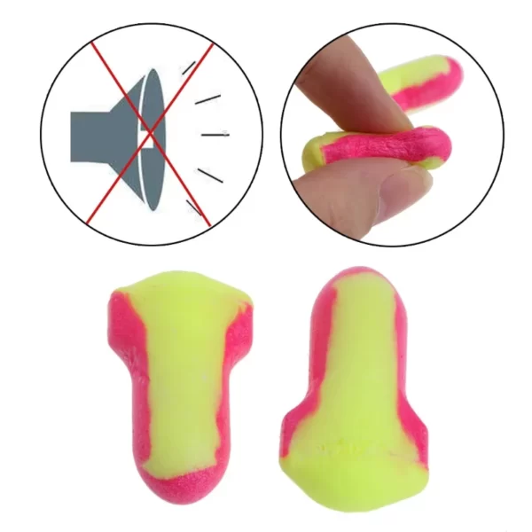 Bouchons d'oreilles jetables en mousse souple, 10 paires, protège-oreilles anti-ronflement, sans cordon 1