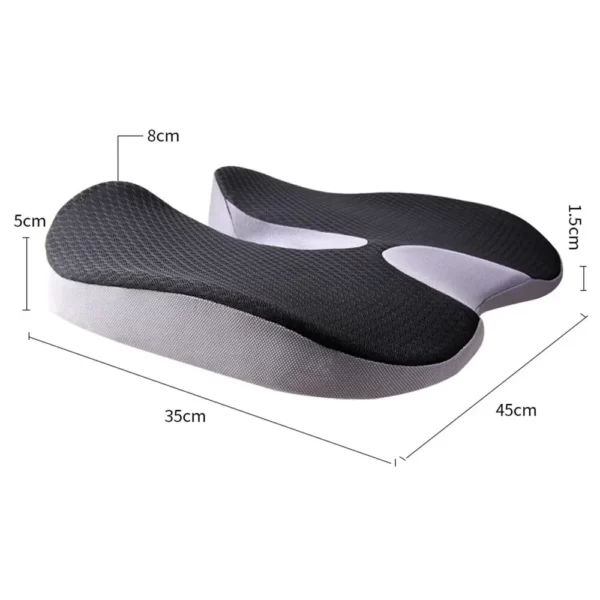 Coussin antidérapant Orth4WD en mousse à mémoire de forme, coussin de prostate pour CÔTÉ cyx, sac d'aticaback contrasté, chaise confortable, siège auto, instituts oto 6
