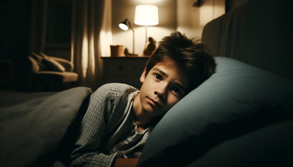 mon fils de 10 ans n'arrive pas a s'endormir