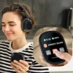 Siindoo JH-ANC930Plus casque sans fil hybride, casque antibruit actif avec écran LED à commande tactile multi-magnétique 20