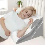 Oreiller triangulaire pliable et réglable pour dormir, 3 pièces/ensemble, pour le ronflement et après la chirurgie, soulagement des maux de dos, Reflux acide 5
