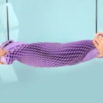 Oreiller en Pectine avec Couche d'Air Respirante TPE, Lavable avec de l'Eau, Oreiller Cou Cervical Zéro Pression, Oreiller Simple en Latex pour Adulte 4